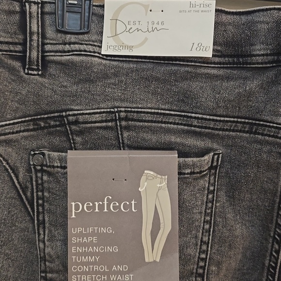 18W Gray Women's Jeans - Picture 4 of 5